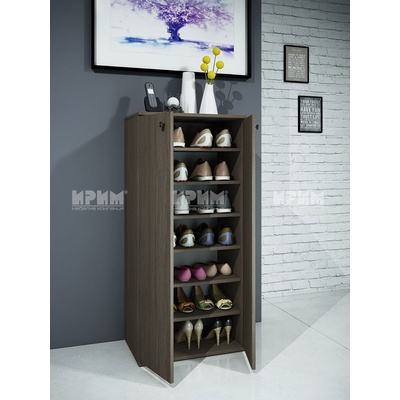 Bogdan Furniture I Шкаф за обувки 4035, Дъб кафе