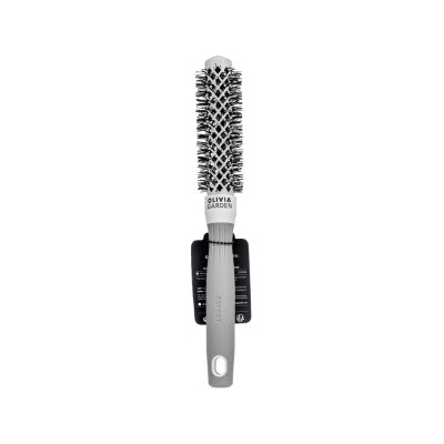 Olivia Garden Expert Blowout Shine Round Brush White & Grey 20 mm четка за коса