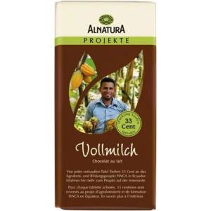 Alnatura Bio Projekt пълномаслен шоколад - 100 г