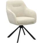 Unique Furniture Кремав тапициран трапезен стол с подлакътници Avola - Unique Furniture (51140007)