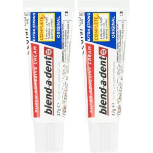 Blend-a-dent Extra Strong Original лепило крем за зъбни протези 2x47 гр