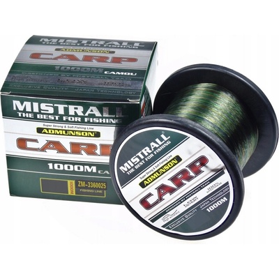 Mistrall ADMUNSON CARP CAMOU 1000 m 0,3 mm