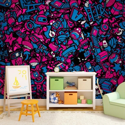 Sablio Tapeta Kreslené obrázky, rozmery 208x125 cm