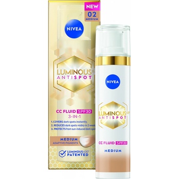 Nivea CC krém Cellular Luminous stredný 40 ml