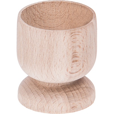 Dřevia Dřevěný stojánek na vajíčko 4x5 cm – Zboží Dáma