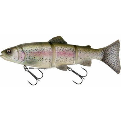 Savage Gear Gumová nástraha 3D Line Thru Trout Clear Rainbow Trout - 15cm 35g