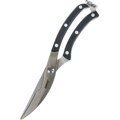 VETRO PLUS nůžky na drůbež CULINARIA 25,5cm, ocel/PH rukojeť ČER MAT369622