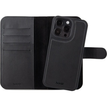 Image 1 of Holdit Гръб Калъф Holdit WalletCase MagnetPlus за iphone 15 Pro - Черен
