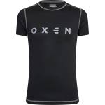 OXEN Фланелка с къс ръкав OXEN Men's Short Sleeve Baselayer Top - Black
