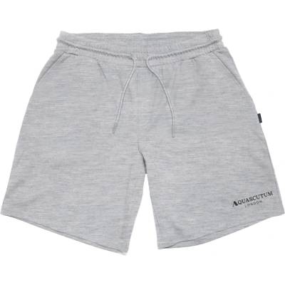 Aquascutum Поларени къси панталони Aquascutum Men's Fleece Jogger Shorts - Grey