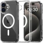 Tech-Protect Magsafe Калъф за iPhone 16, Tech-Protect Hybrid FlexAir Clear Case, Прозрачен (5906302311460)
