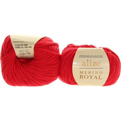 Alize Merino Royal červená 56