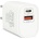 Delight USB Type-C + USB A PD20W Бързо зарядно устройство 20W Бяло 55041WH (55041WH)