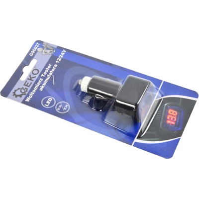 Voltmeter, tester akumulátorov 12/24V, Geko G80027