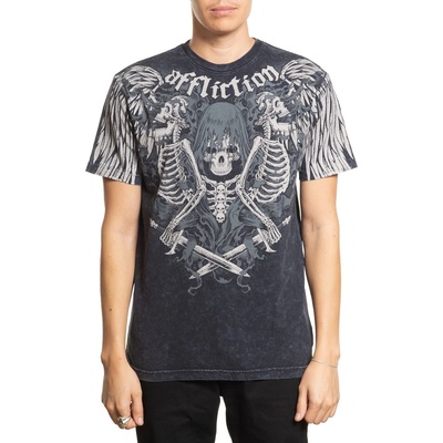 AFFLICTION мъжка тениска affliction - heretic - black - a27675-bklv