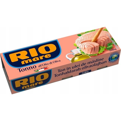 Rio Mare Tuňák v olivovém oleji konzerva 3 x 80 g
