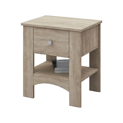 Bogdan Furniture I Нощно шкафче Мебли Богдан Модел 262 / 3014, с чекмедже, Сонома