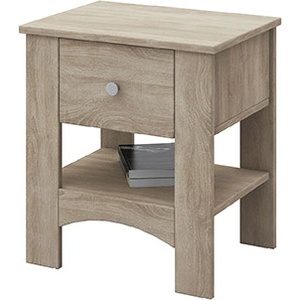 Bogdan Furniture I Нощно шкафче модел 262 с чекмедже и ниша - Сонома