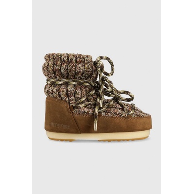 Moon Boot Light Low Wool snehule hnedá