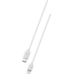 Ploos Кабел данни Ploos Type-C към Lightining, 1м, Бял