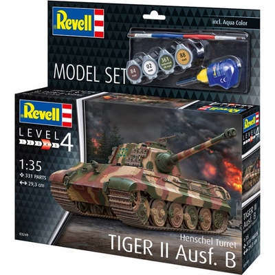 REVELL ModelSet tank 63249 Tiger II Ausf. B 1:35