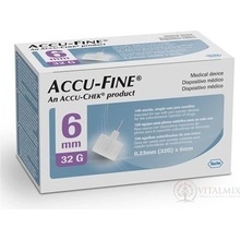 Accu-Fine jehly do inzulínového pera 32Gx6 mm 100 ks