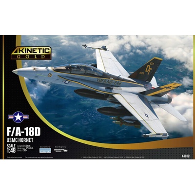 Hornet KINETIC F/A-18D USMC VFMA-225 w/MF 1:48