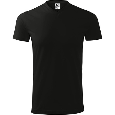 MALFINI Malfini v-neck heavy 111 / Унисекс тениска с v-образно деколте - черна xl (1110116)