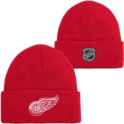 Outerstuff Dětská zimní čepice Detroit Red Wings NHL Cuff Knit