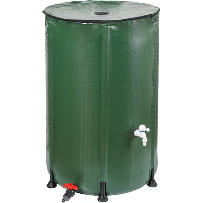 Sud na vodu Rojaplast 250 l zelený skládací vč. víka a výpustného ventilu N250