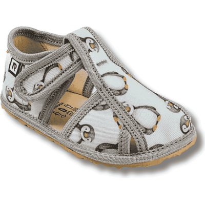 Dětské barefoot bačkory RAK Tučňák modrý