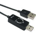 Roline Кабел USB 2.0 KM връзка PC/Android, 2 м, черен 11.02. 9180-10 (11.02.9180-10)
