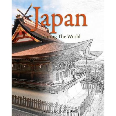 Japan Coloring the World: Sketch Coloring Book
