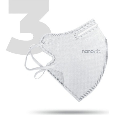 Nanolab nano respirátor FFP2 biely 3 ks