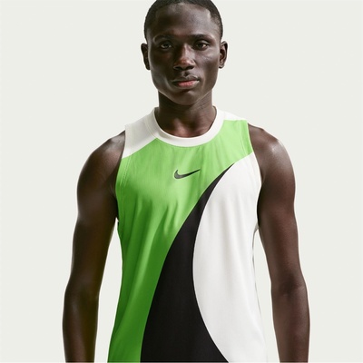 Nike Тениска Nike Men's Short Sleeve Performance T-Shirt - Sail/MG/Blk