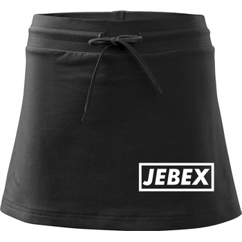 Jebex športová sukňa Two in One čierna