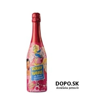 Robby Bubble Raspberry sýtený nealkoholický nápoj ochutený 0,75 l