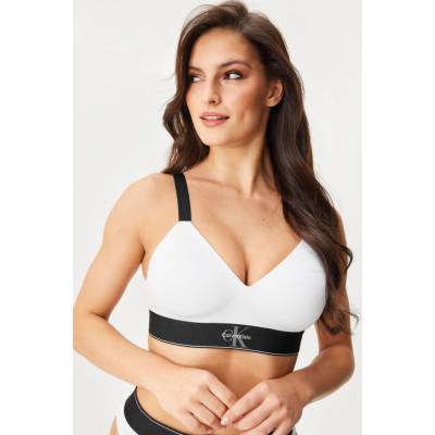 Calvin Klein Graphic Bralette vystužená biela