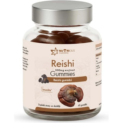 Nutricius Reishi 500 mg gummies 60 ks