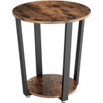  Кръгла помощна масичка - rustic , 50 х 50 х 57см (6179)