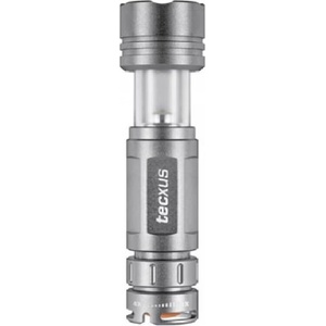 Tecxus Фенер Tecxus Rebellight 2 in 1, 1x АА/LR06 батерия, 100 lumens, ръчен, влагоустойчив, сив (Rebellight 2 in 1)