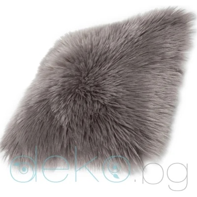 Декоративна възглавница Ovium с дълъг косъм таупе 40х40 см (222702763-040х040)