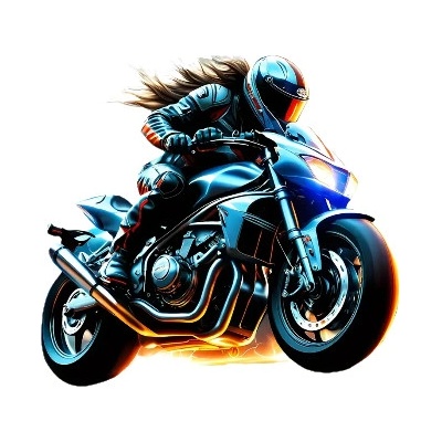 Nažehlovací obrázek - rychlá jízda (dva rozměry), Velikost: Malý