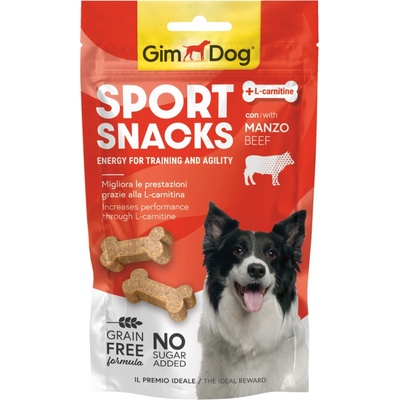 Gim Dog Sport Snacks s hovězím 60 g