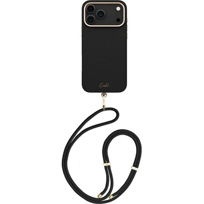 UNIQ Coehl Mirelle MagSafe kryt s pútkom iPhone 17 Pro Max Ebony