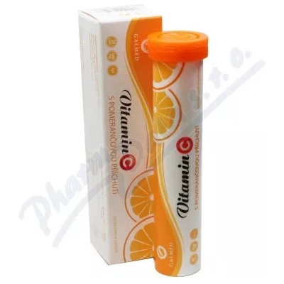 Galmed Vitamin C 1000 mg pomeranč 20 šumivých tabliet