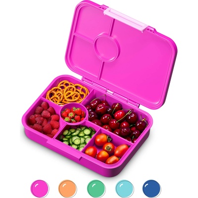 NA Schmatzfatz desiatový box so 6 priehradkami (Lite_purple sun)
