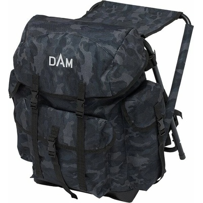 D.A.M. Camo Backpack Chair (34x30x46cm)