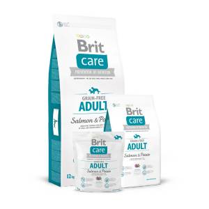 Brit Grain-free Adult Salmon & Potato - със сьомга, за кучета от всички породи, от 1 до 7 години, 1 кг
