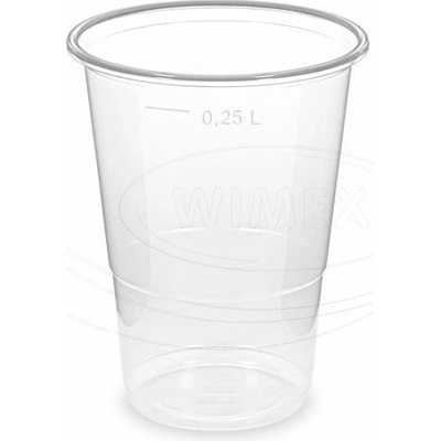 Wimex Pohár PP priehľadný O78mm 0,25L